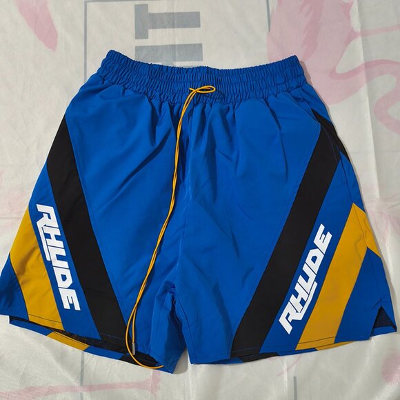 Rhude Blue Basketball Sweatpants - Picture 1 of 7